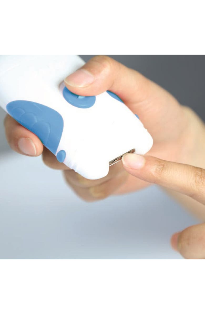 PURSONIC Portable Electric Nail Trimmer & Filer, Alternate, color, Blue