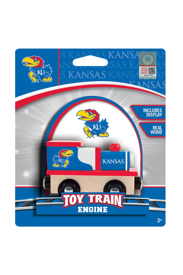 Kansas Jayhawks Toy Train Engine, Alternate, color, Multicolor
