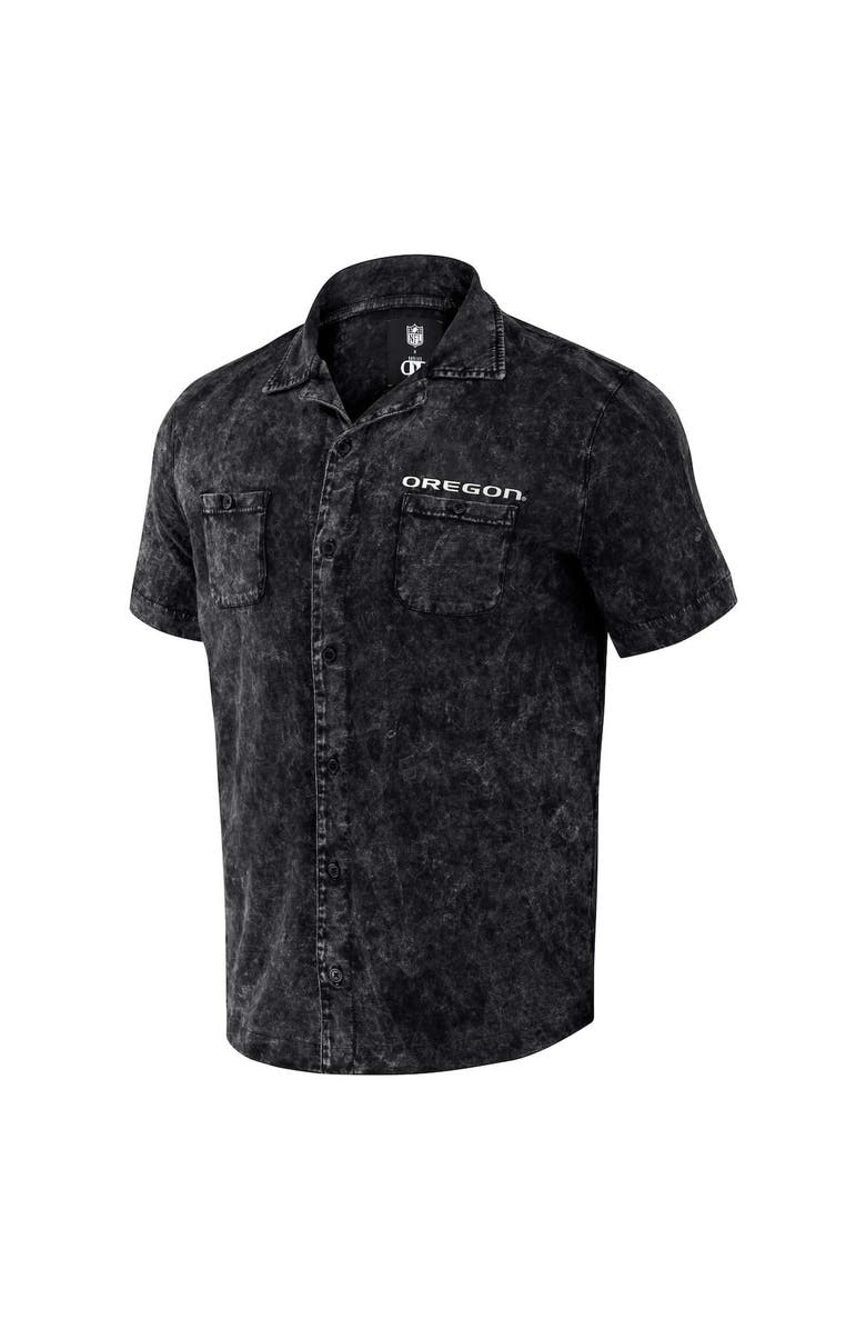 Darius Rucker Collection by Fanatics Men's Darius Rucker Collection by Fanatics Black Oregon Ducks Team Color Button-Up Shirt, Alternate, color, Black