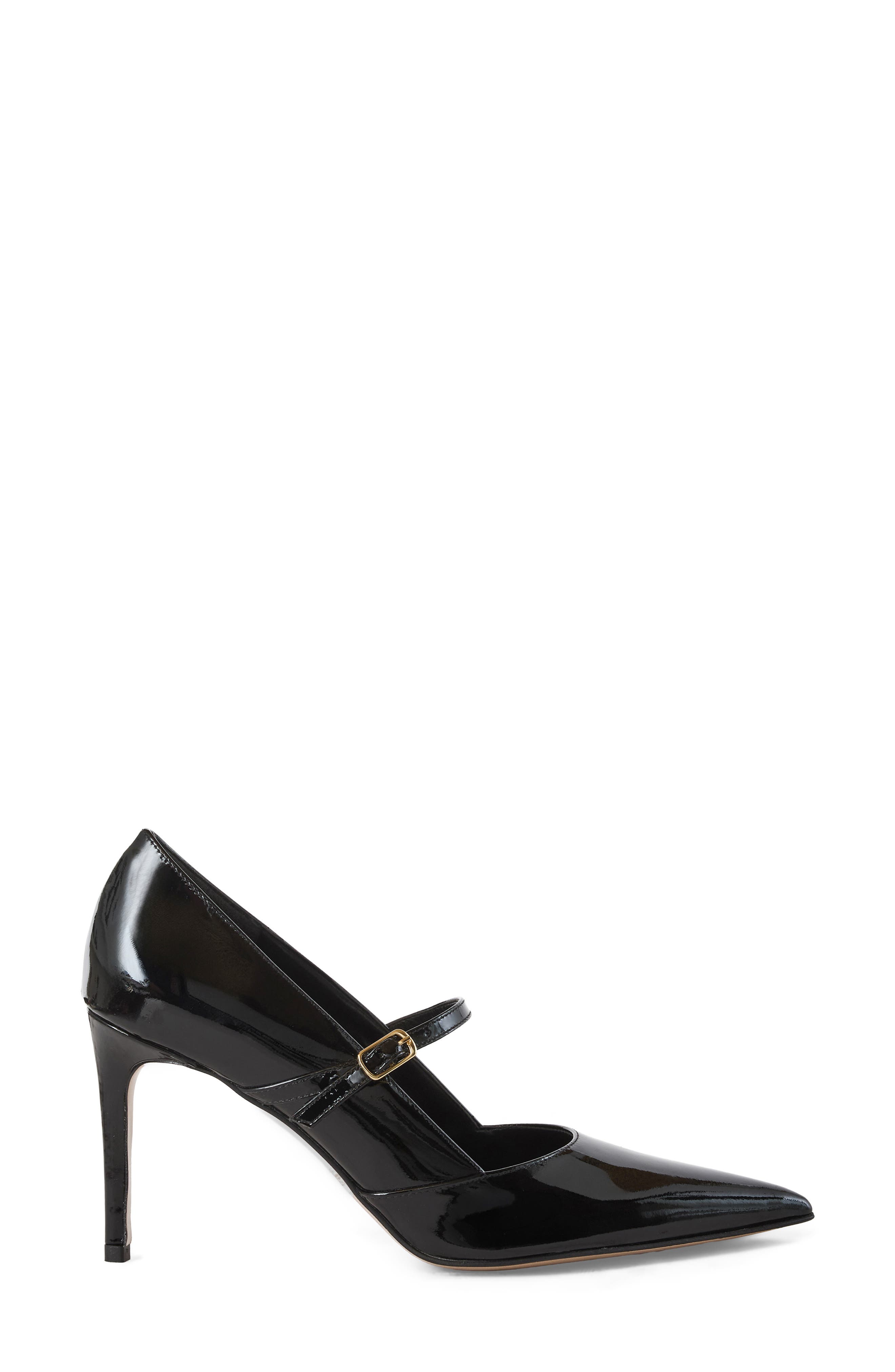 Bruno Magli Panna Pointed Toe Pump, Alternate, color, Black Patent