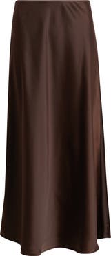 Anne Klein A-Line Satin Skirt