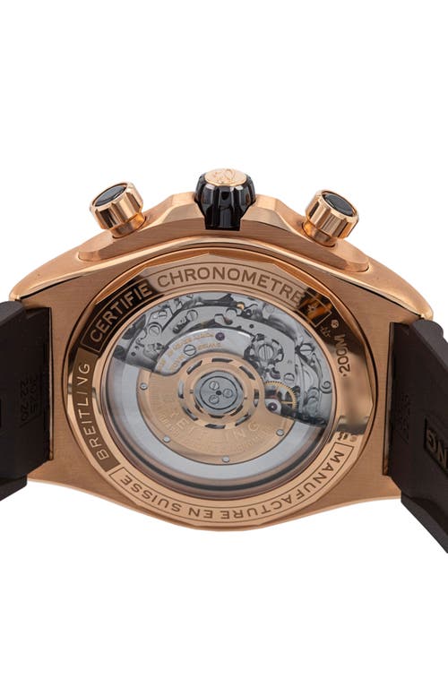 WATCHFINDER & CO. WATCHFINDER & CO. BREITLING PREOWNED 2022 SUPER CHRONOMAT B01 RUBBER STRAP WATCH, 44MM 