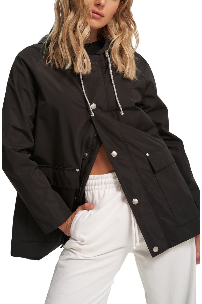 Wanda Raincoat, Alternate, color, BLACK