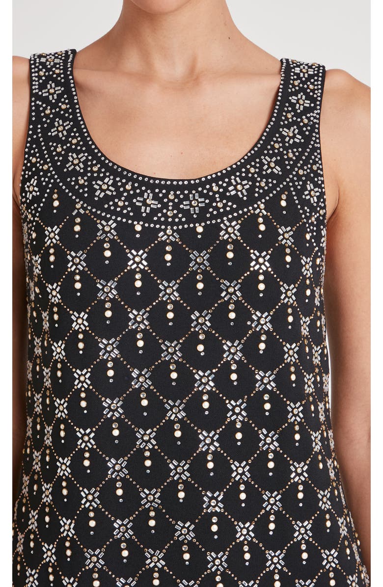 Temperley London Gallantry Mini Dress, Alternate, color, Black