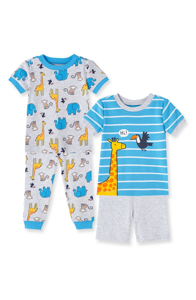 Little Me Safari Pajamas - Set of 2, Main, color, 