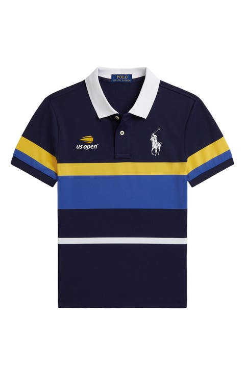 Kids' US Open Tech Performance Piqué Polo