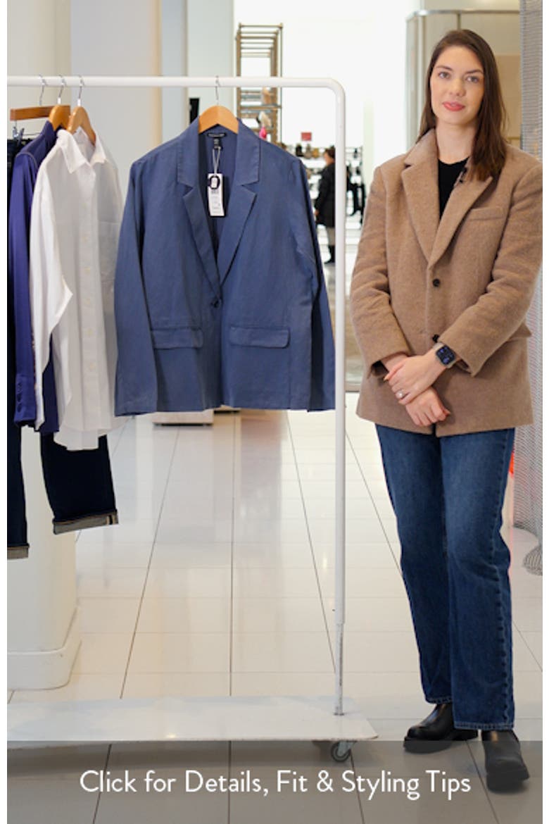Organic Linen & Silk Blazer video
