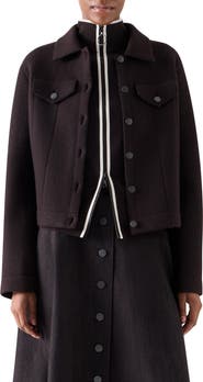 Akris punto Boiled Virgin Wool Jacket