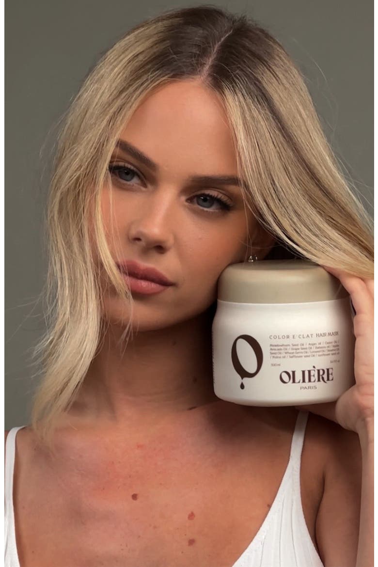 Color Éclat Color-Protect Repair Hair Mask, Alternate, color, White
