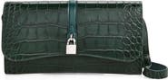 Stella McCartney Ryder Croc Embossed Faux Leather Wallet