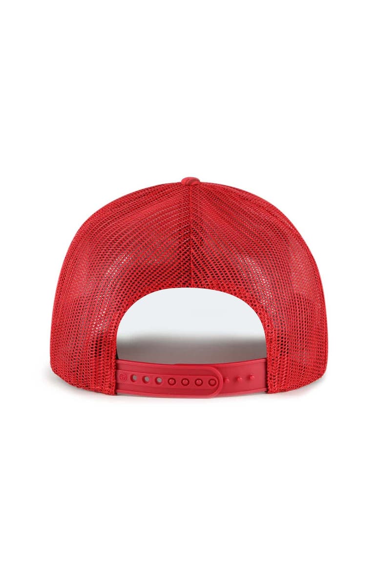 '47 Men's '47 Red Tampa Bay Buccaneers Fiji Trucker Adjustable Hat, Alternate, color, 