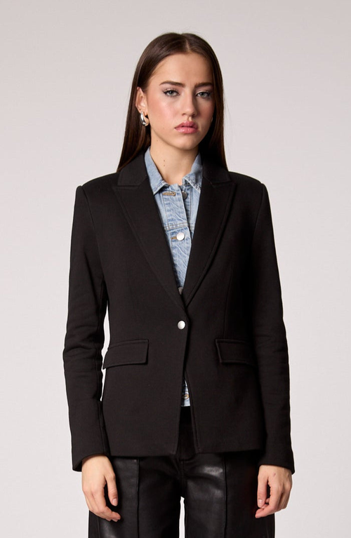 BLUE REVIVAL BLUE REVIVAL HELEN BLAZER WITH REMOVABLE DENIM INSERT
