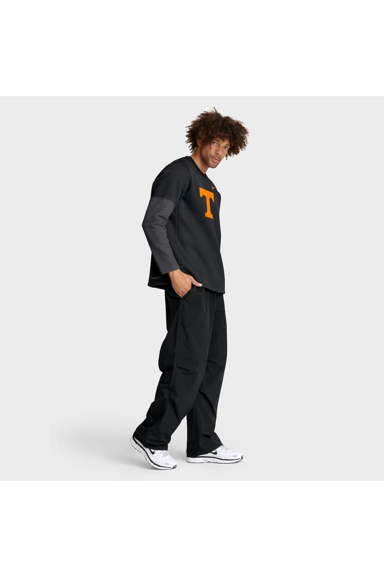 Men's Nike Black Tennessee Volunteers 2025 Sideline Coach Performance Long Sleeve T-Shirt, Alternate, color, Black