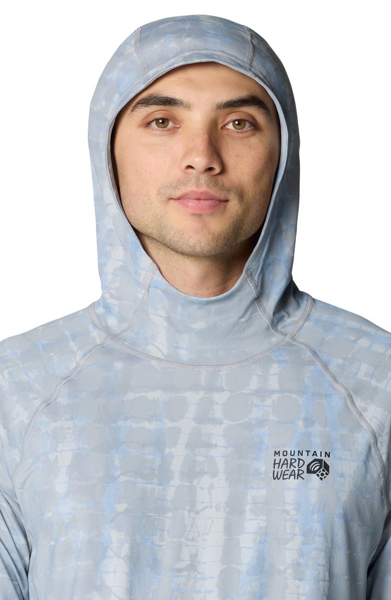 Mountain Hardwear Crater Lake Long Sleeve Hoodie, Alternate, color, Glacial