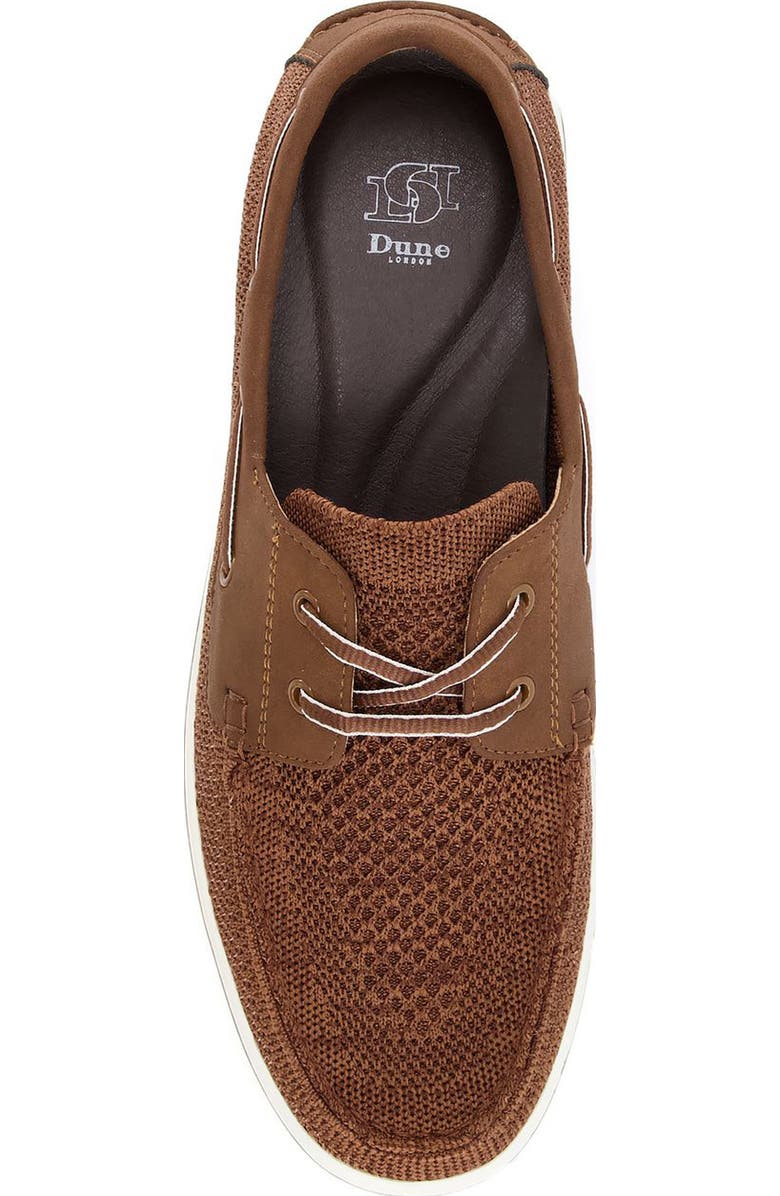 Dune London Burnner Knit Boat Shoe, Alternate, color,