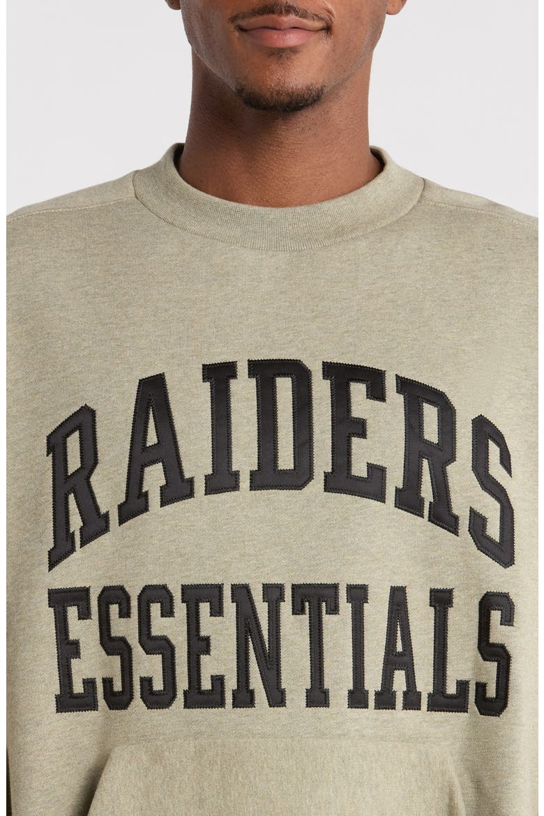 Raiders '90s Relaxed Sweatshirt, Alternate, color, SEAL HEATHER