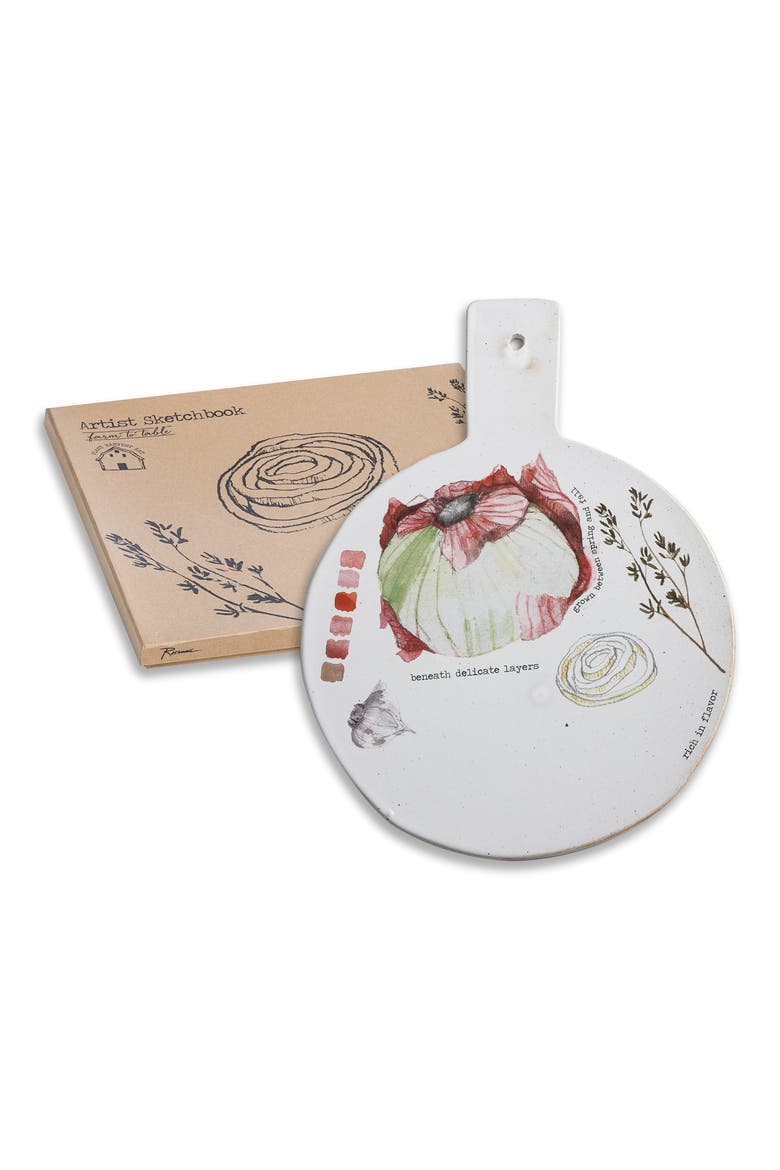 Onion Cheese Board, Main, color, BEIGE/MULTICOLOR