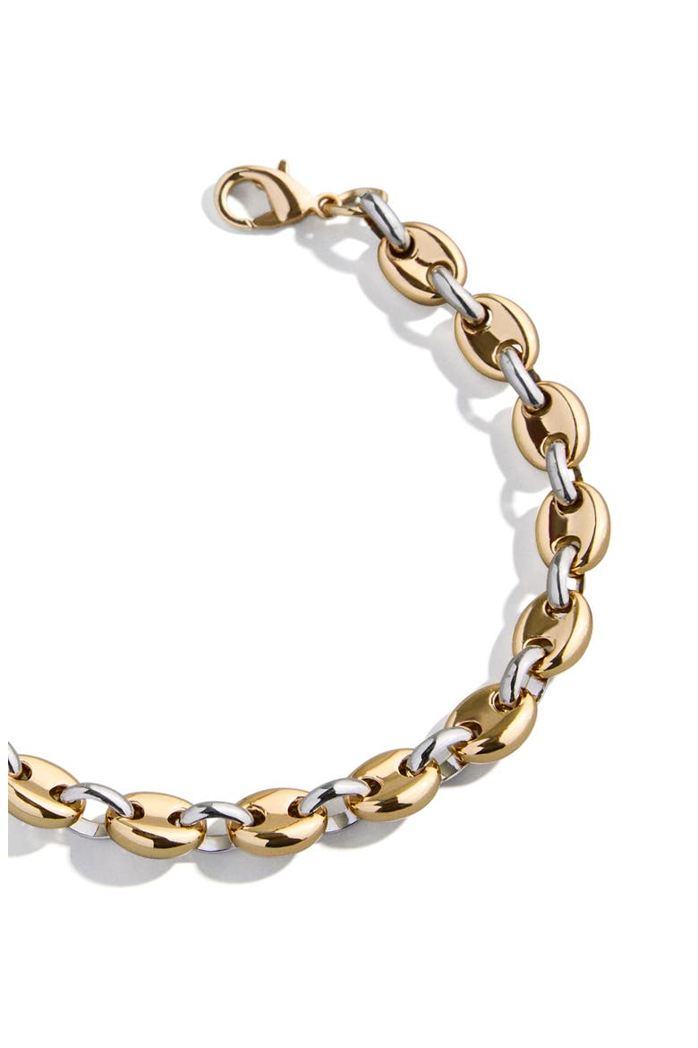 Thalia Two Tone Mariner Link Bracelet, Alternate, color, GOLD MULTI