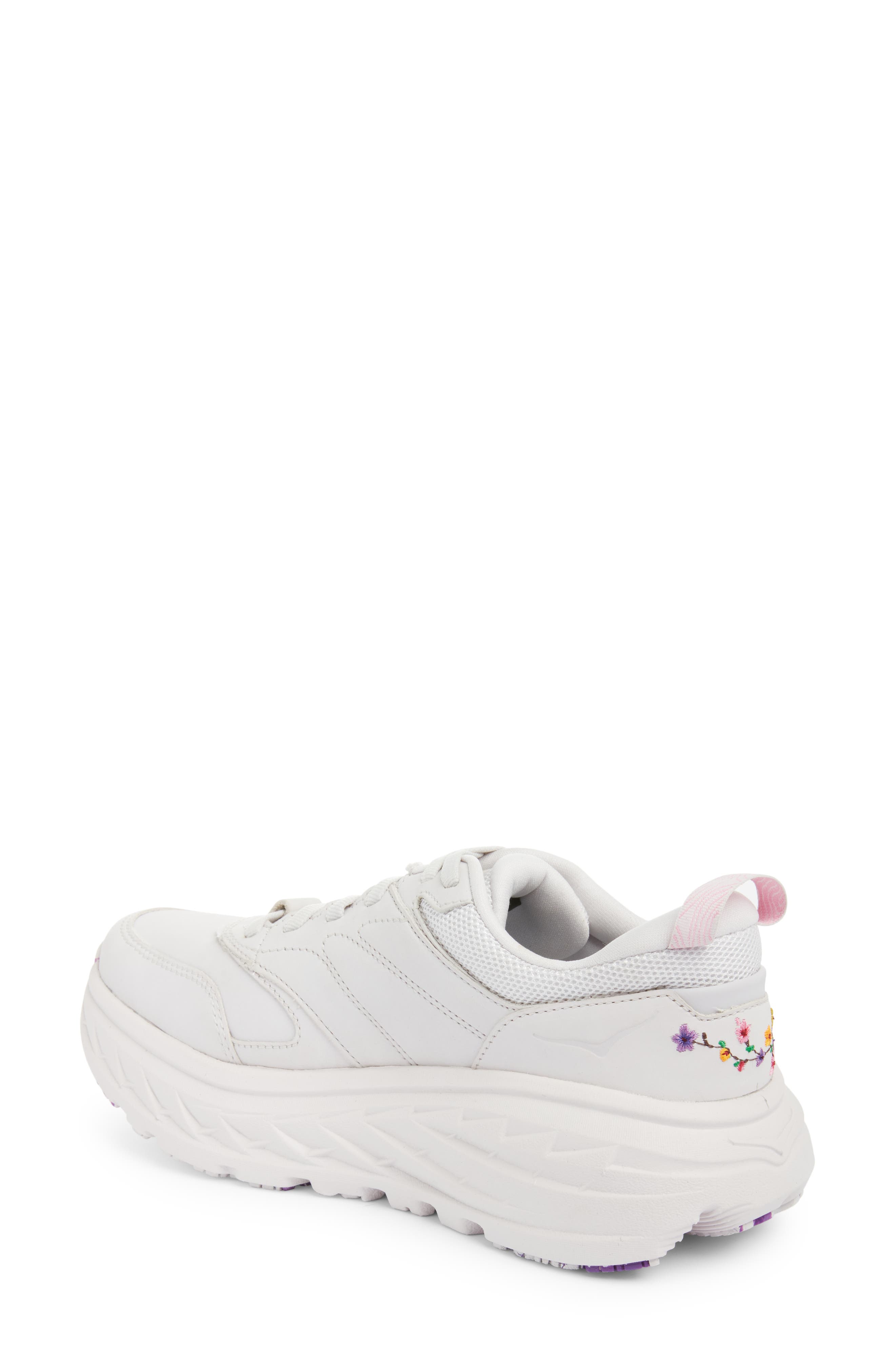 HOKA Vibrant Bloom Bondi L BP Sneaker, Alternate, color, 