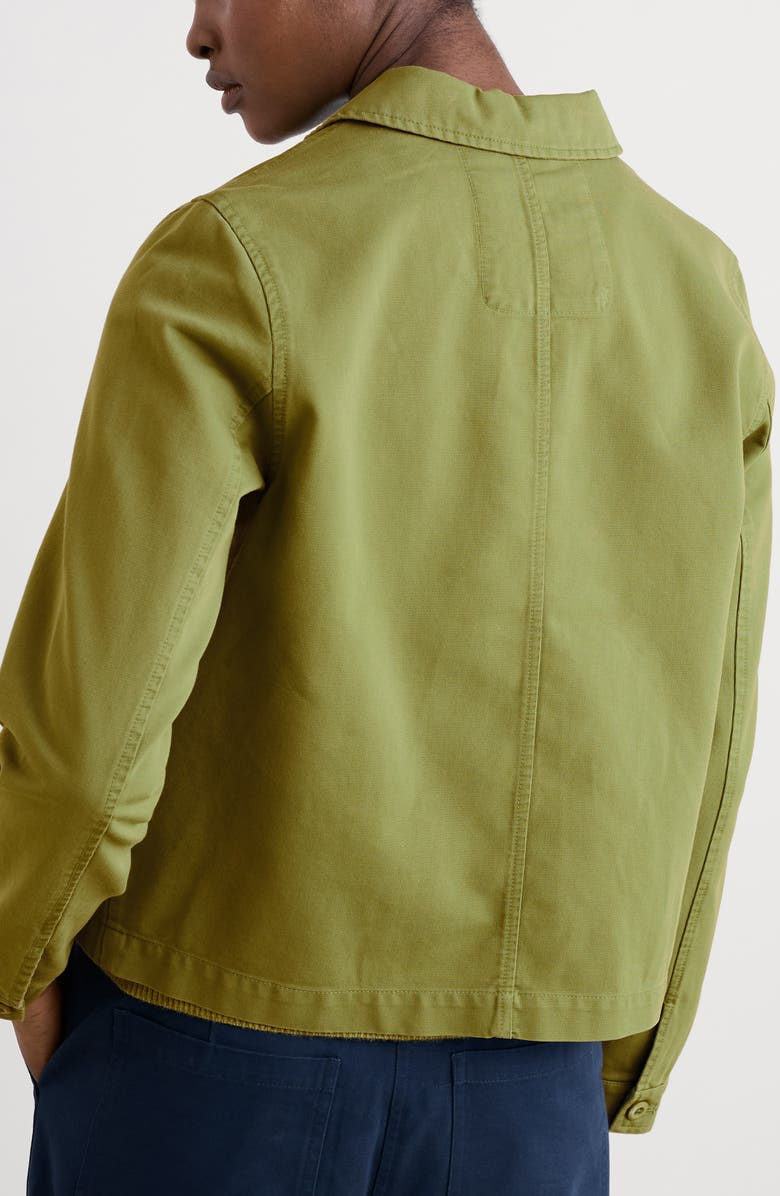 Seasalt Cornwall Coombe Lane Organic Cotton Chore Jacket, Alternate, color, Aloe