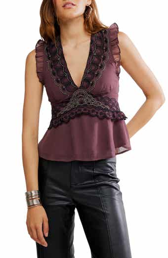 Free People Dream On Beaded Tank