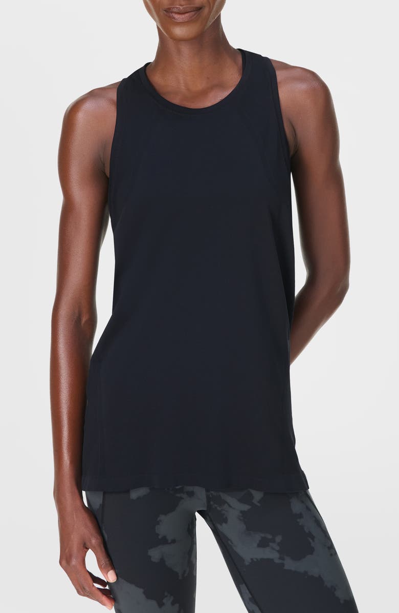 Sweaty Betty Featherweight Seamless Workout T-Shirt, Main, color, Black