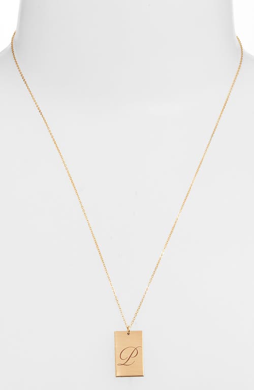 Set & Stones Stella Initial Pendant Necklace In Gold/p