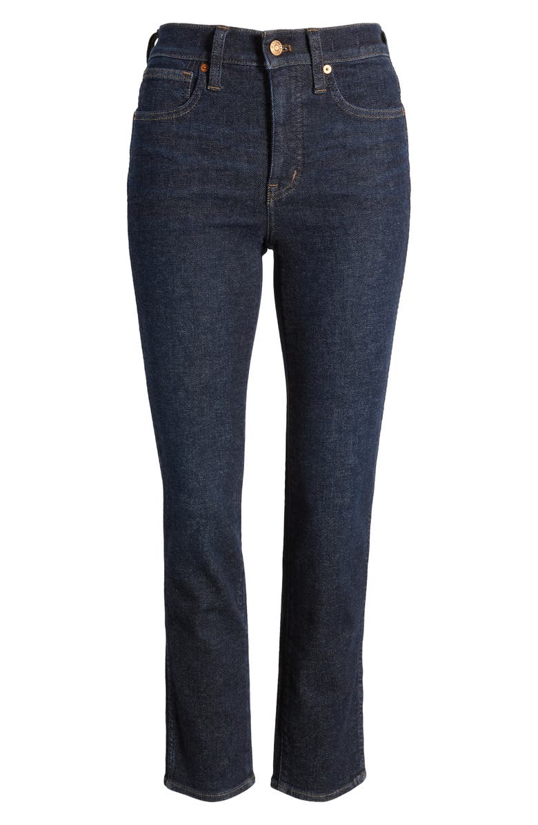 Madewell Mid Rise Stovepipe Jeans, Alternate, color, Dalesford Wash
