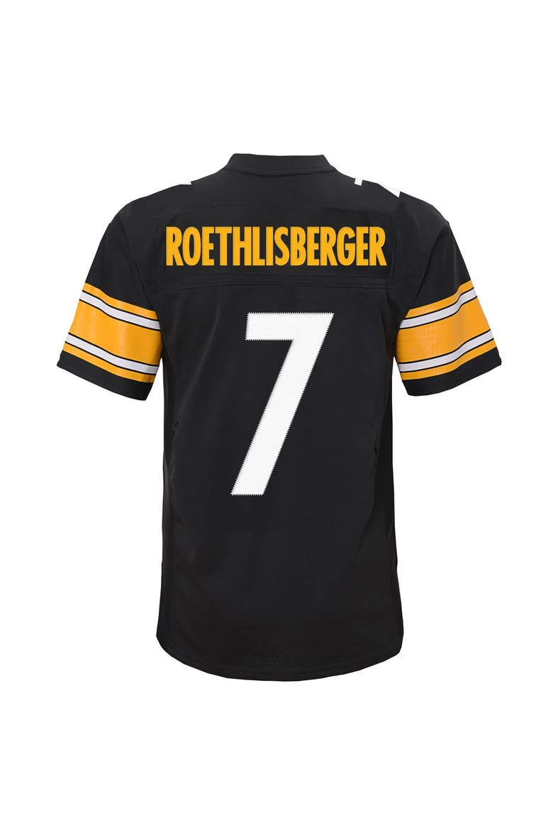 Youth Mitchell & Ness Ben Roethlisberger Black Pittsburgh Steelers 2004 Legacy Replica Jersey, Alternate, color, Black