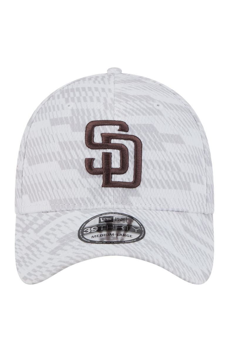 New Era Men's New Era White San Diego Padres Graded 39THIRTY Flex Hat, Alternate, color, White