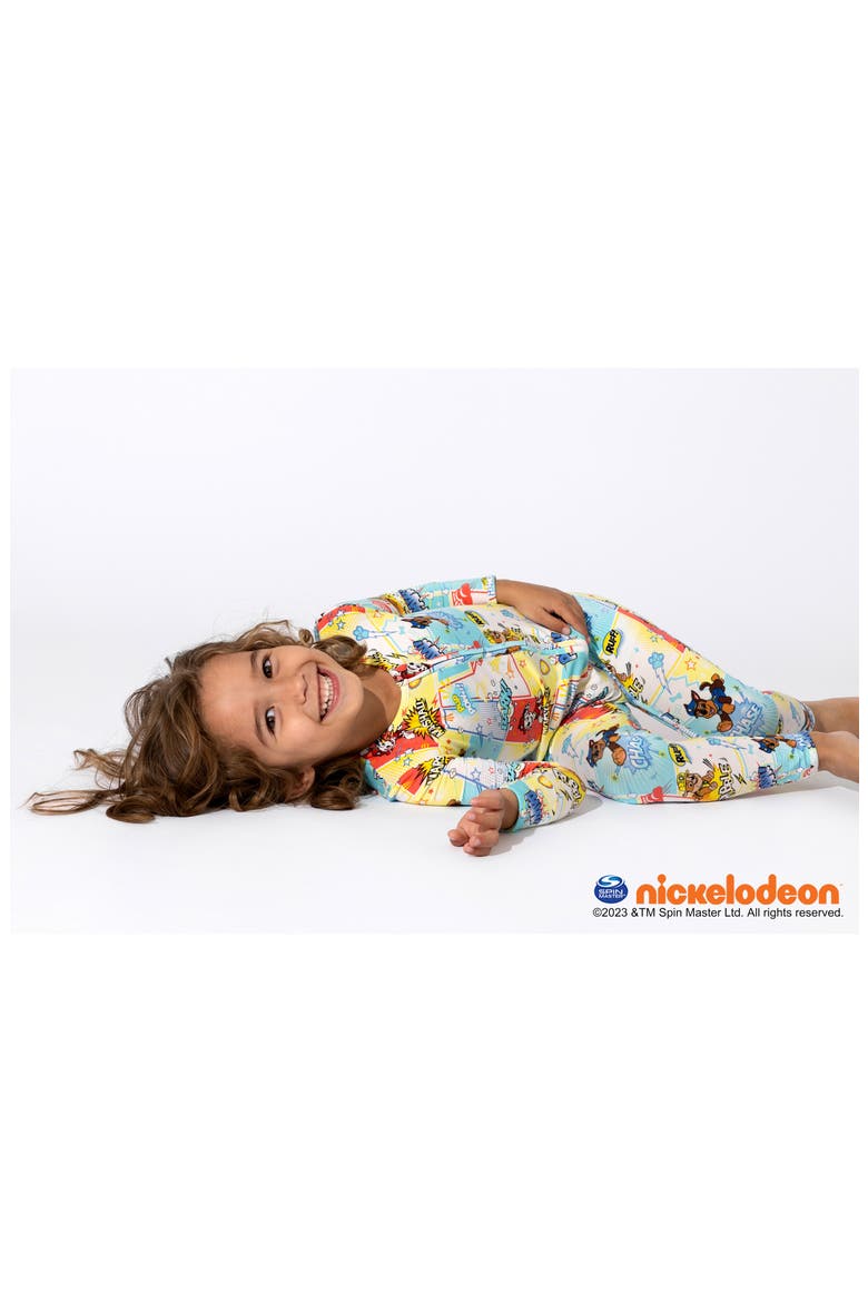 x Nickelodeon™ Kids' Paw Patrol Convertible Footie Pajamas, Alternate, color, RED