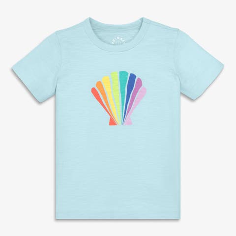 Kids Rainbow Seashell Tee (Toddler, Little Kid, Big Kid)