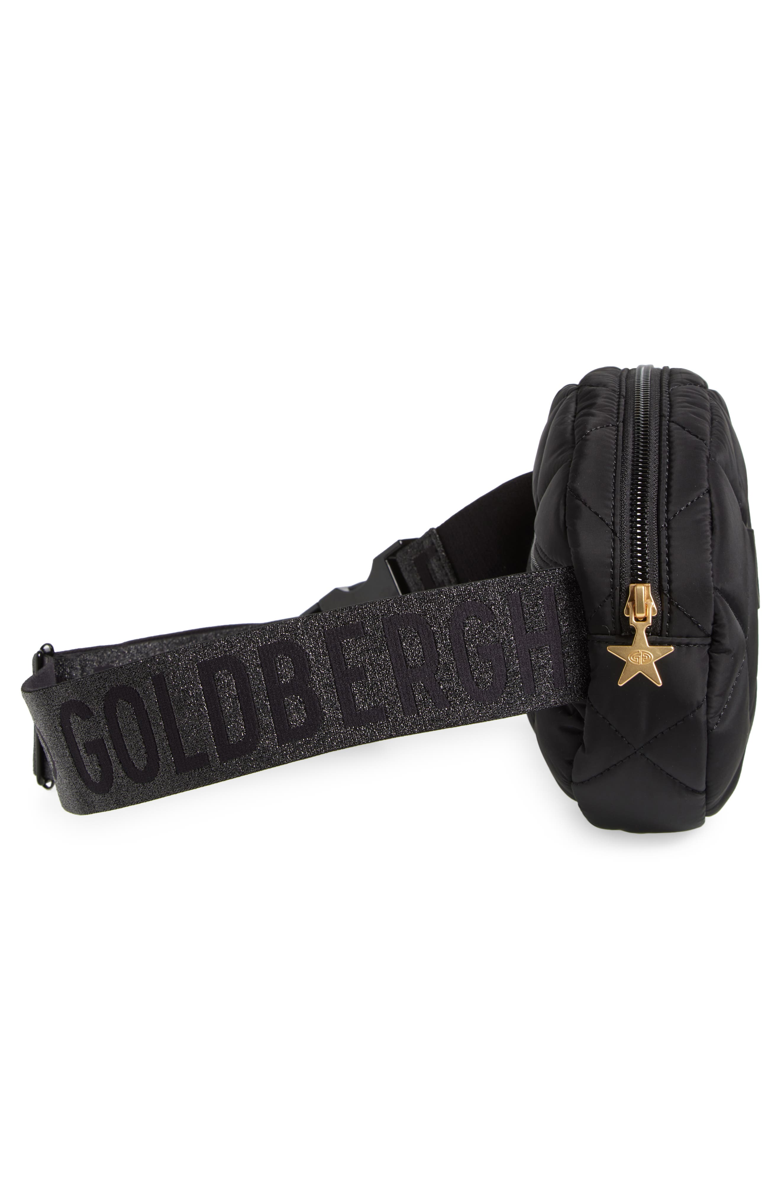 Goldbergh French Quilted Recycled Polyester Belt Bag, Alternate, color, 