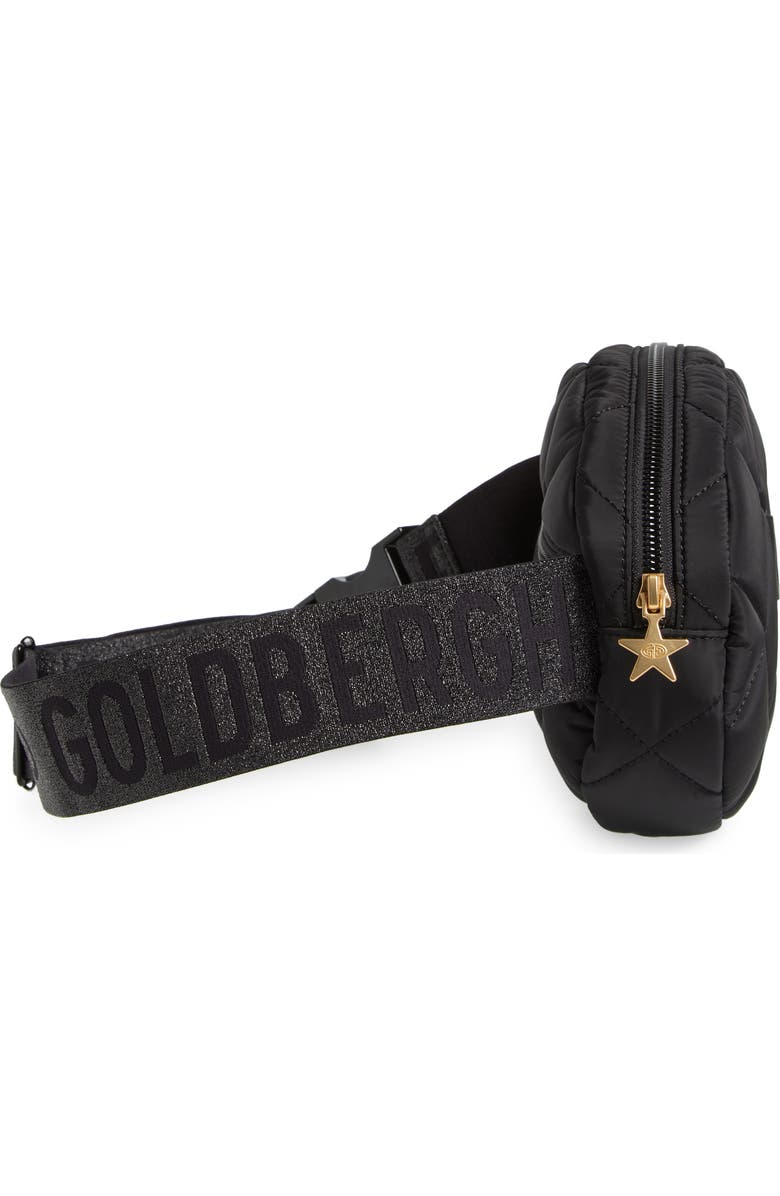 Goldbergh French Quilted Recycled Polyester Belt Bag, Alternate, color,