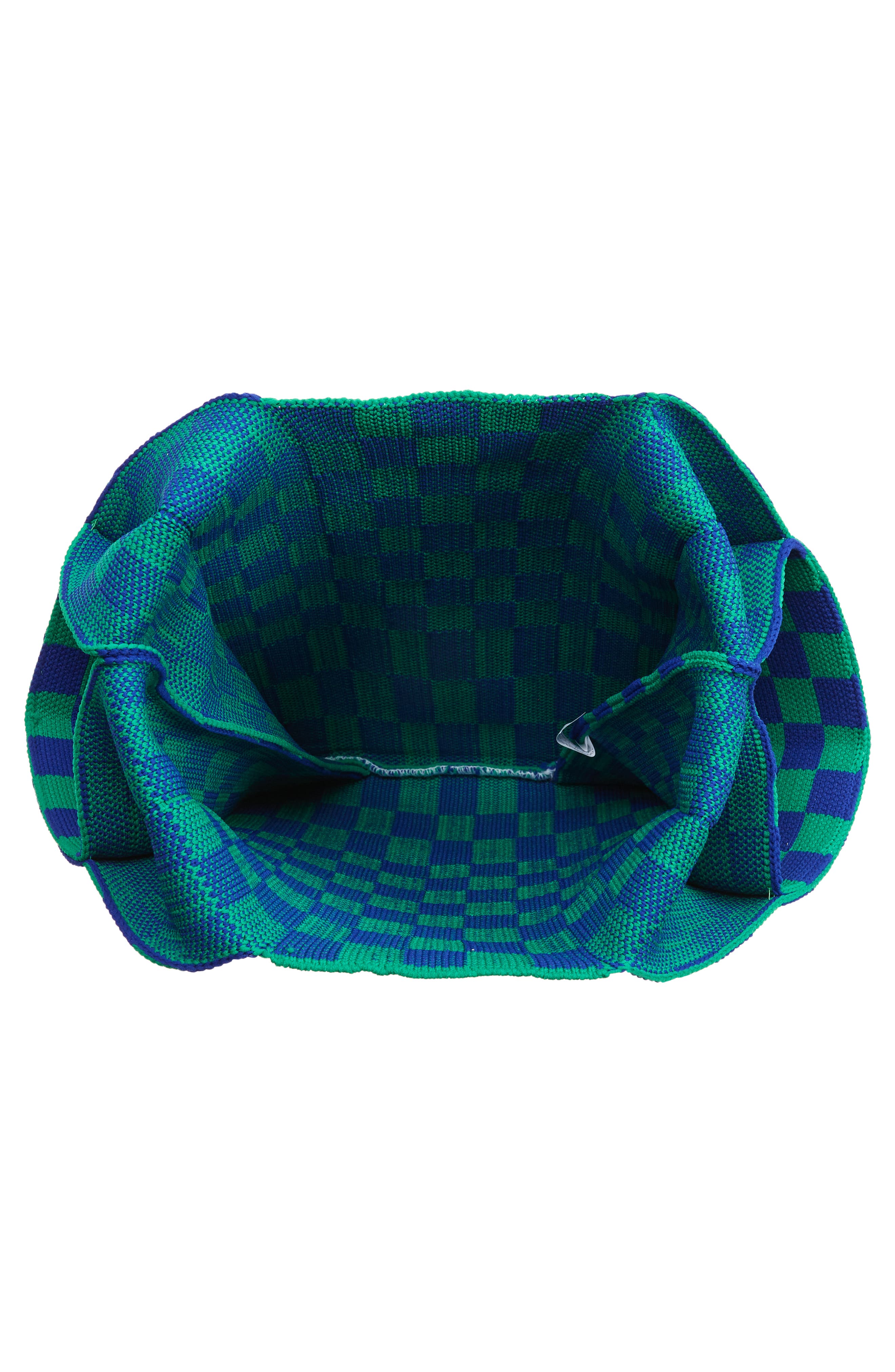 Rainbow Unicorn Birthday Surprise Checkered Shopping Tote, Alternate, color, 