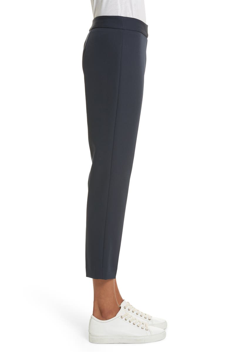 Milly Stretch Crepe Cigarette Pants, Alternate, color, 