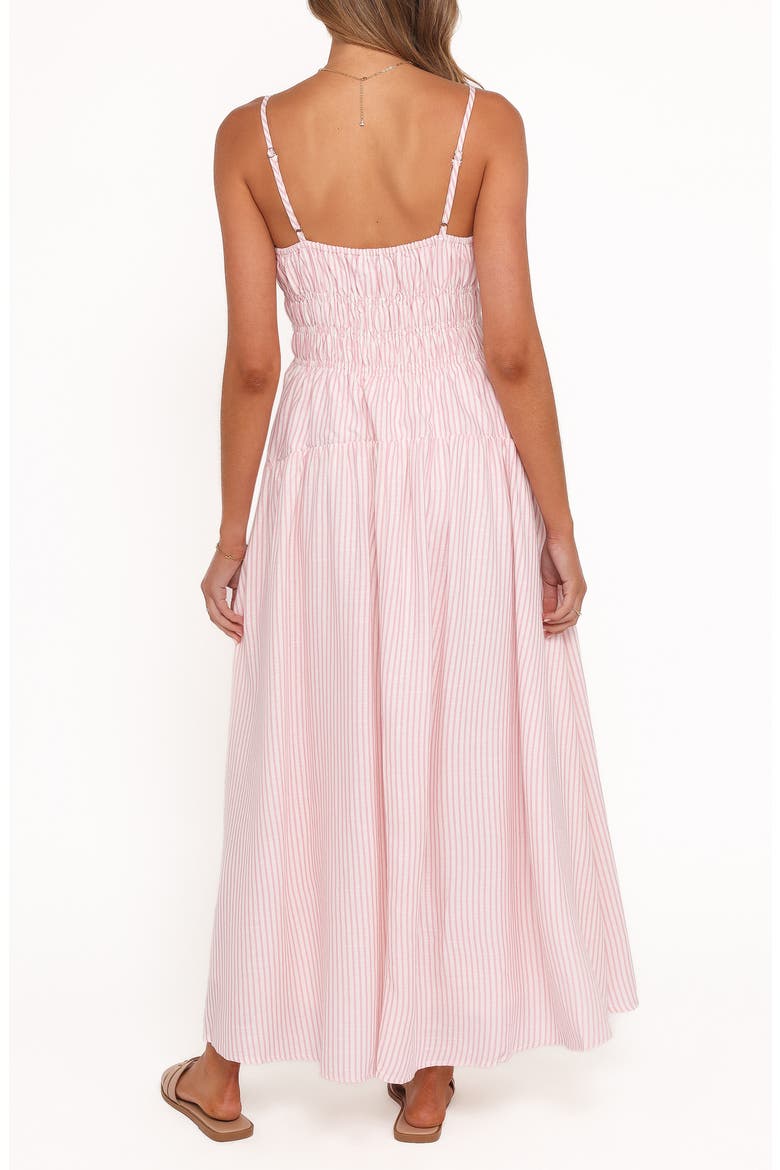 Brittany Stripe Maxi Sundress, Alternate, color, PINK STRIPE