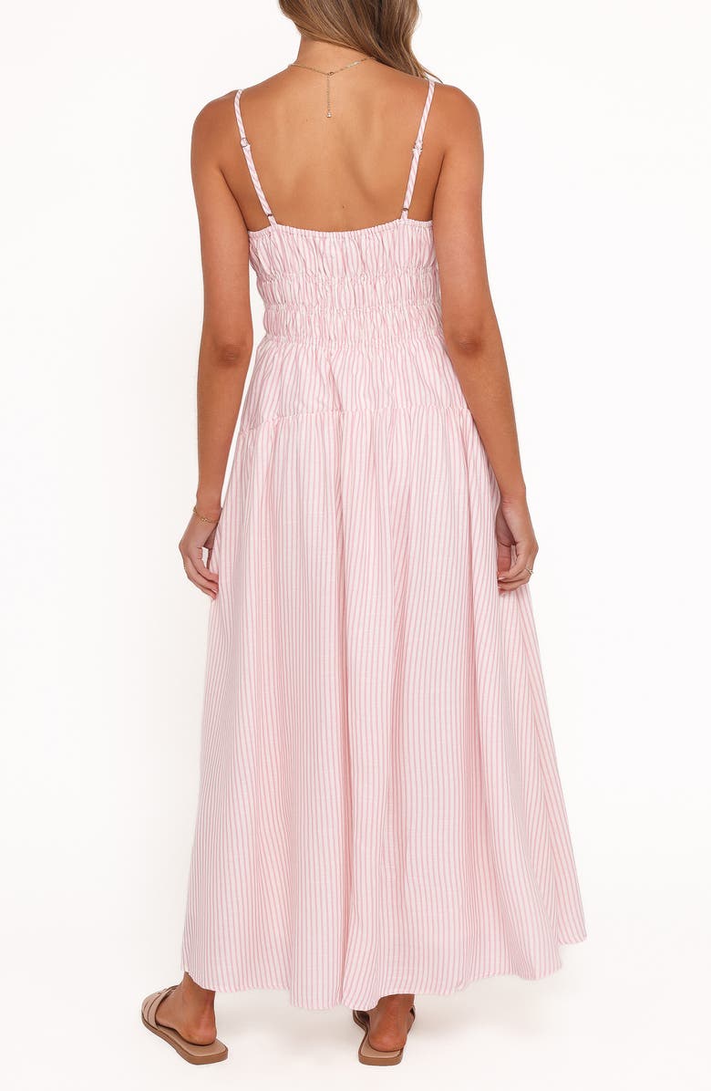 Petal & Pup Brittany Stripe Maxi Sundress, Alternate, color, Pink Stripe