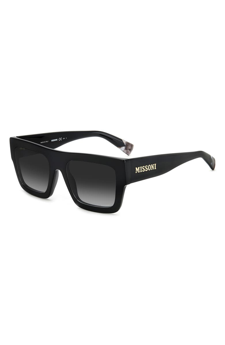 Missoni 53mm Rectangular Sunglasses, Alternate, color, 