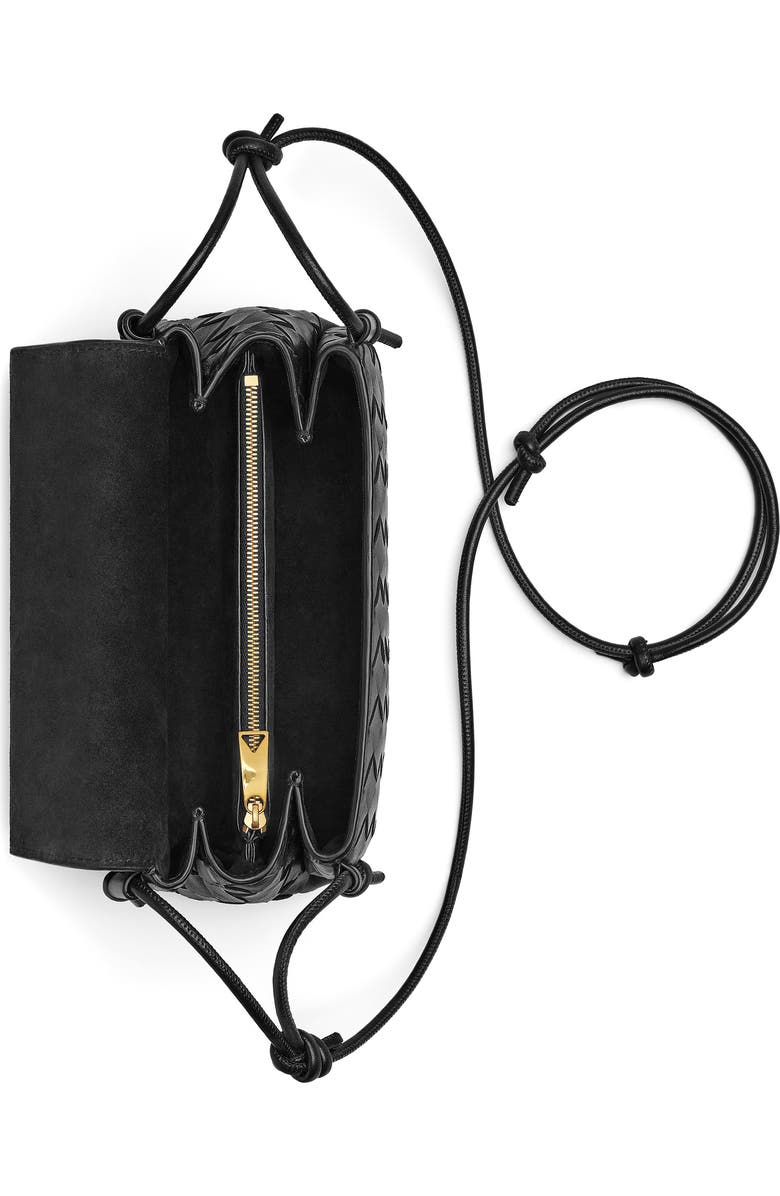 Bottega Veneta Discoteca Intrecciato Leather Crossbody Pouch, Alternate, color,