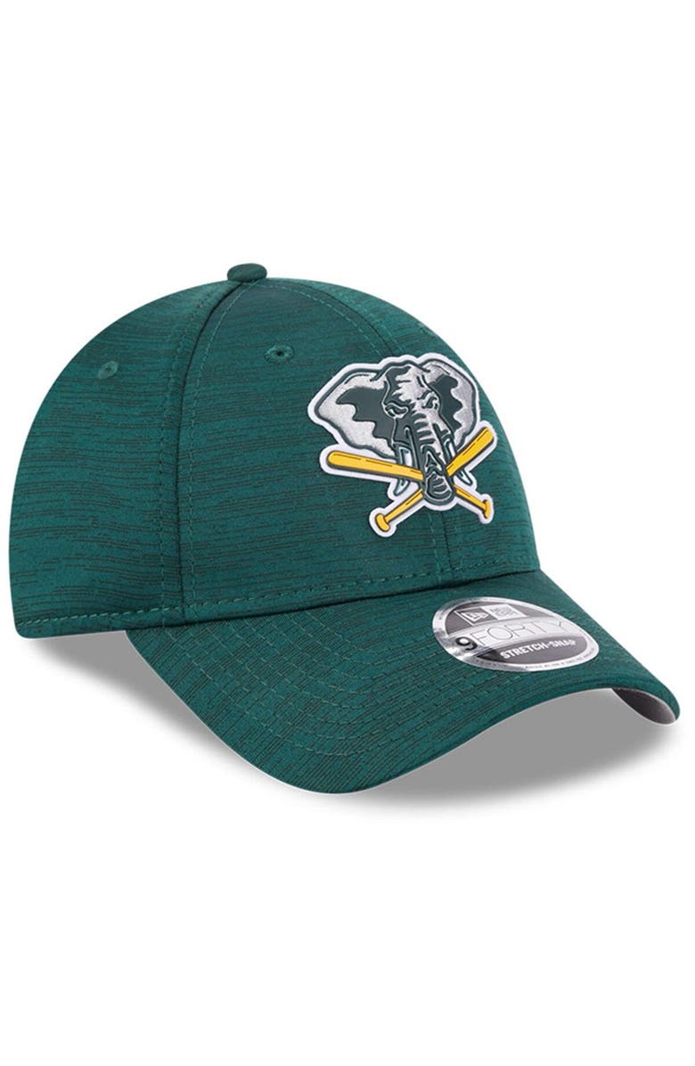 New Era Men's New Era  Green Oakland Athletics 2023 Clubhouse 9FORTY Snapback Hat, Alternate, color, 