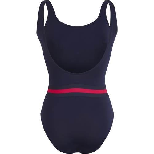 Vilebrequin X Ines De La Fressange Swimsuit In Bleu Marine