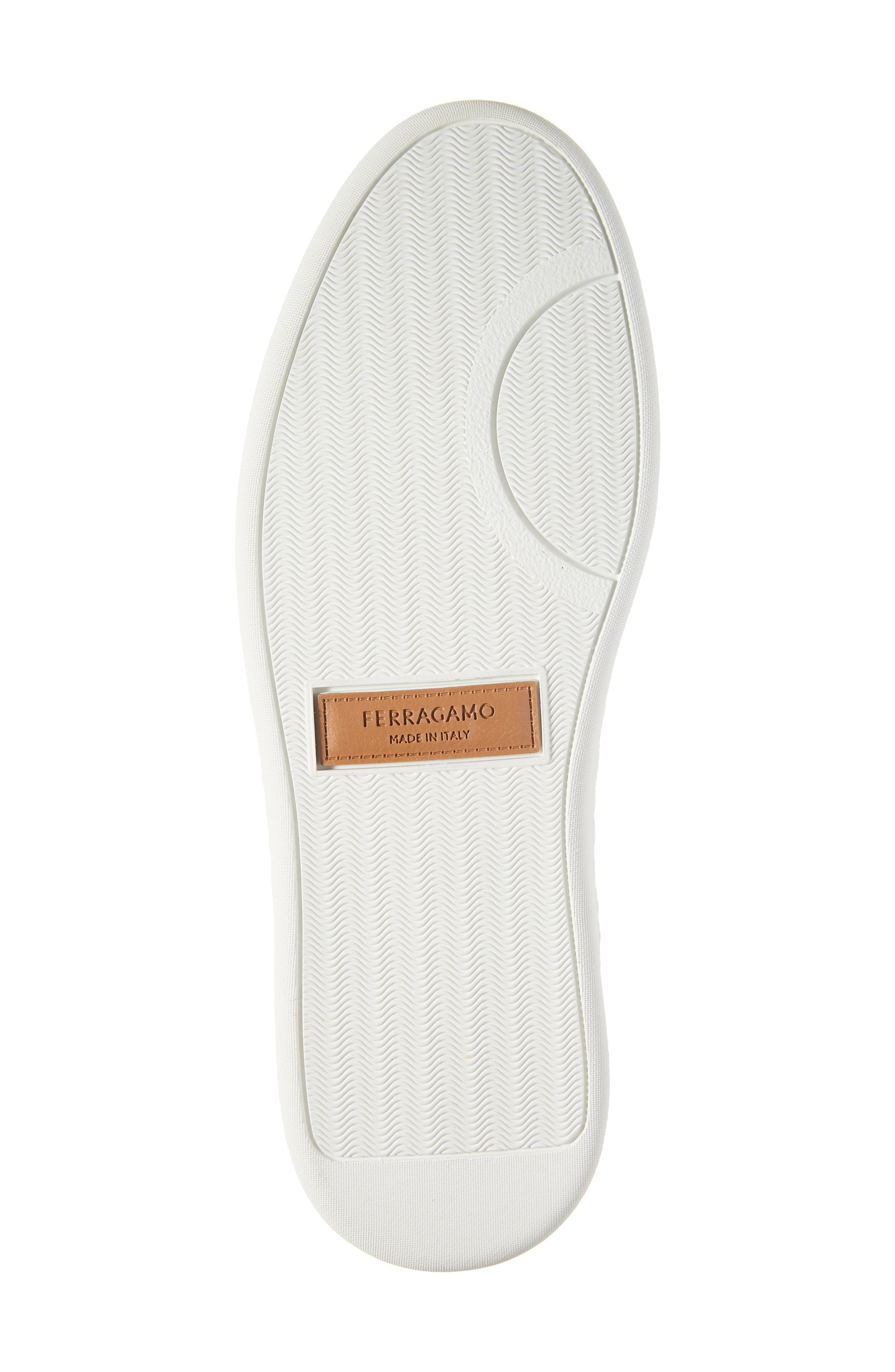 FERRAGAMO Achille Low Top Sneaker, Alternate, color, Bianco Ottico