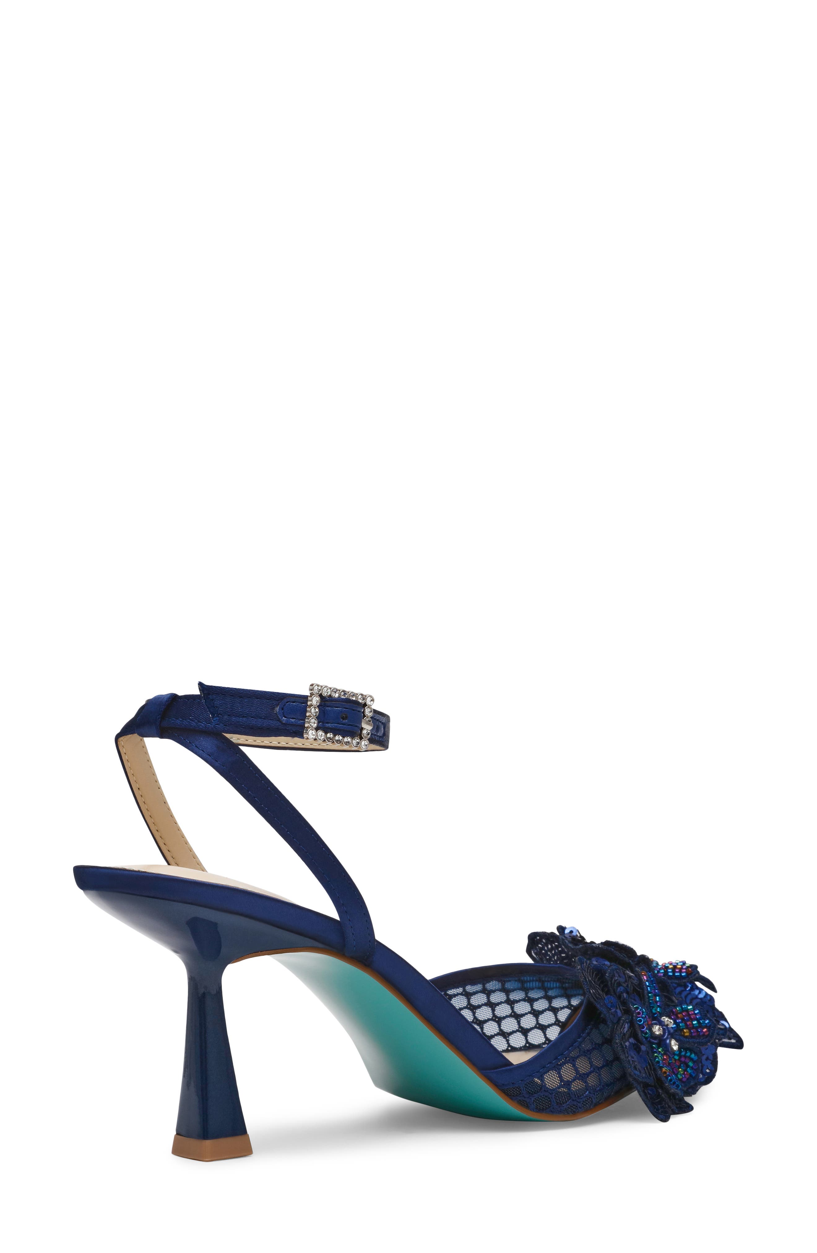 Susie Pointed Toe Pump, Alternate, color, NAVY