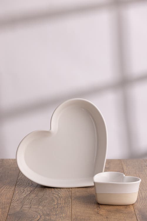 Mason Cash Rustic Charm Heart Baking Dish, 5.5" 375ml Mini Stoneware Oven Dish In Neutral