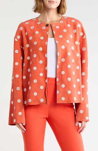 Dot Leather Jacket