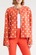 Longchamp Dot Leather Jacket