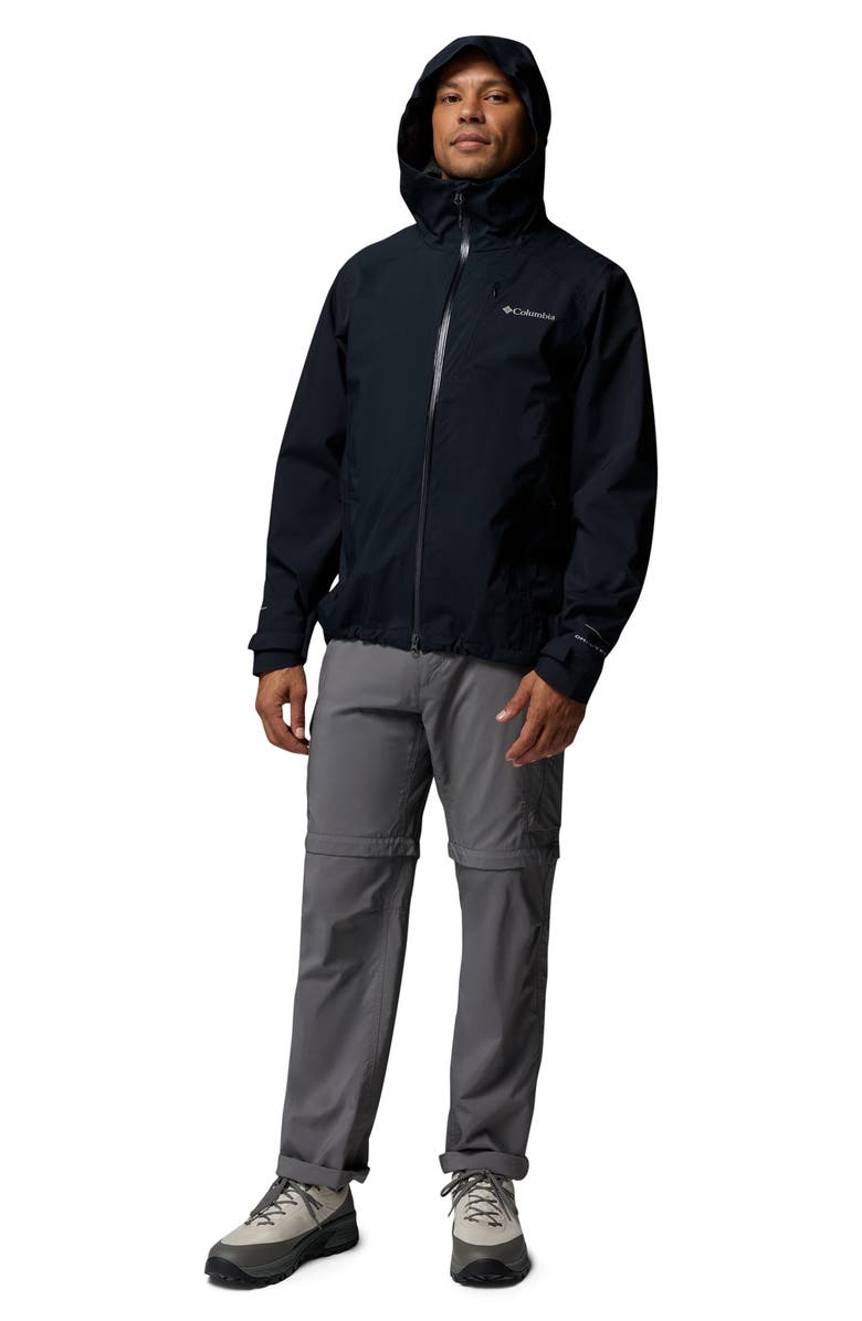 Columbia Trailborne Omni-Tech Waterproof Jacket, Alternate, color, Black