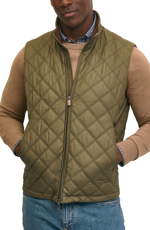 Paddock Water Repellent Diamond Quilted Vest