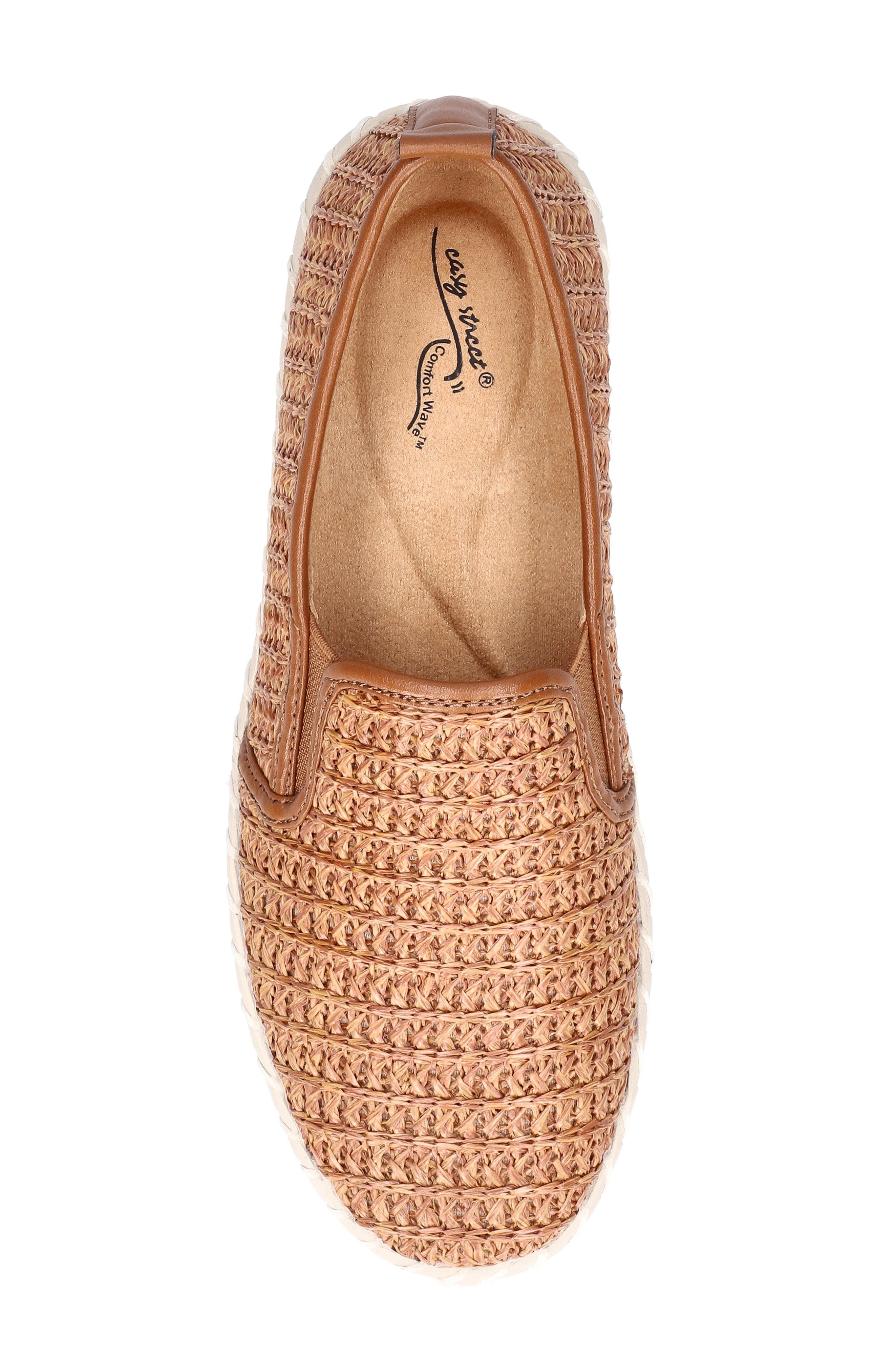 Peppy Slip-On Platform Sneaker, Alternate, color, TAN WOVEN